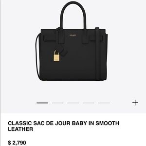 CLASSIC SAC DE JOUR BABY IN SMOOTH LEATHER